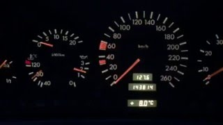 Mercedes SL500 R129 M119 Beschleunigung acceleration 0  100 kmh [upl. by Naicad319]