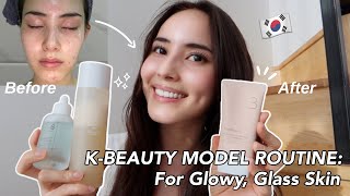 THE BEST selling Toneup Cream you MUST TRY My KOREAN SKINCARE Routine for GLOWY GLASS skin ✨ [upl. by Temhem]