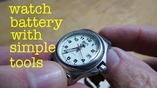 How to Save Money ● Replace Watch Battery with Simple Tools [upl. by Elay]