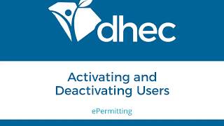 Activating and Deactivating Users [upl. by Shanahan478]