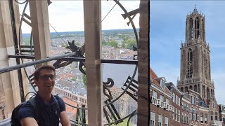 Climbing The Dom Tower Utrecht NL [upl. by Oidale]