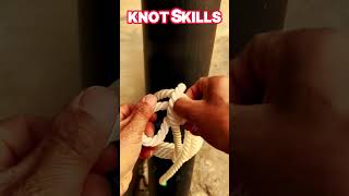 A SMALL TRICK BUT VERY SECURE  knots knottying camping [upl. by Inat753]