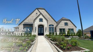 Perry Homes  Gated Area  Meridiana  Manvel TX  Countdown to Summer  65  Move to Texas [upl. by Nolahp]