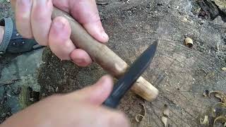 MORAKNIV GARBERG CARBON vs SHOVEL HANDLE [upl. by Hamilton638]