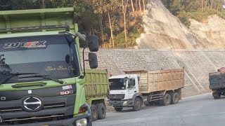 Dam Truk bendungan bener purworejo indonesia bendunganbener pejuangrupiah truck project [upl. by Jannel]