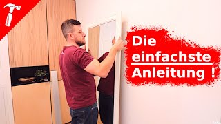 Spiegel aufhängen  Mit der Anleitung geht nichts schief [upl. by Attenol]