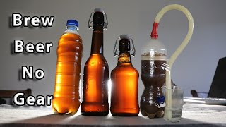 Brew Beer No Gear  How to brew beer with no brewing equipment [upl. by Sandro]