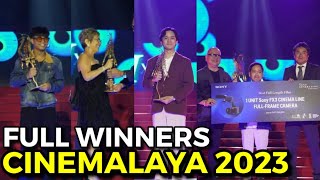 CINEMALAYA 2023 AWARDS NIGHT  FULL WINNERS August 132023 [upl. by Faletti]