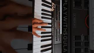 Vaastu Bagunde ntr song pianocover trending piano shorts music casio mmkeeravani trisha [upl. by Fabi]