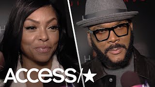 Taraji P Henson amp Tyler Perry Reveal If They Know WhoBitBeyoncé  Access [upl. by Maurey]