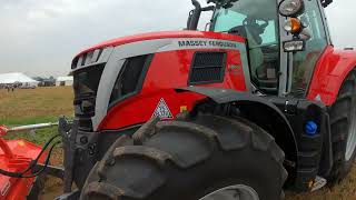 2023 Massey Ferguson 6S155 49 Litre 4Cyl Diesel Tractor 165  185 HP Maschio KO Machines [upl. by Vachill]