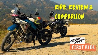 CF Moto 450 MT  Ride review amp comparison 450mt cfmoto [upl. by Schertz77]