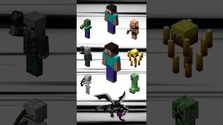 Minecraft mobs amp their enemy 😅😅  minecraft [upl. by Lyrak]