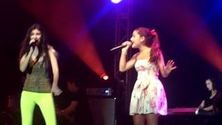 LA Boys  Ariana Grande amp Victoria Justice Summer Concert Series Universal Orlando [upl. by Yllrebmik580]