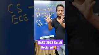 BARC Scientific Officer Result Out  BARC Exam Result 2023  BARC OCES DGFS 2023 Result BarcResult [upl. by Airuam]