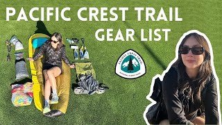 Pacific Crest Trail Gear List 2023 [upl. by Greer210]