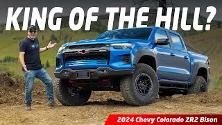 Can it Conquer our Mountain 2024 Chevrolet Colorado ZR2 Bison Tested [upl. by Airamat281]