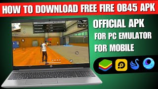 How To Download Free Fire OB45 APK X86  New Update Free Fire APK  Free Fire Ob 45 Download APK x86 [upl. by Enad]