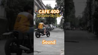 Cafe 400 Motorstar Big Bike Warm Up Painit Sound Check with Bullet Pipe  Muffler motovlog Ride [upl. by Naujd]