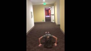 Maddie Ziegler does the 22 Push Up Challenge [upl. by Mainis]