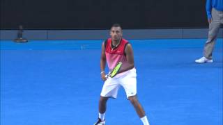 KyrgiosJasika v BopannaMergea highlights 1R  Australian Open 2016 [upl. by Row]