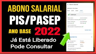 PISPASEP ano BASE 2022 ATUALIZADO NA CARTEIRA DE TRABALHO DIGITAL  CONSULTA DO ABONO SALARIAL [upl. by Shiverick343]