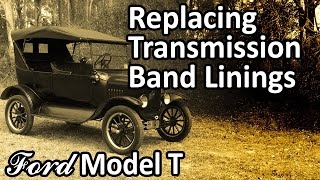 Ford Model T  Replacing Transmission Band Linings [upl. by Alyss]