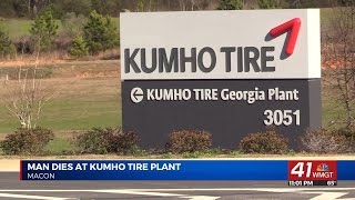 Worker dies following incident at Macons Kumho Tire plant [upl. by Albin]