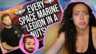 NonGamer Watches 169  BRICKY every single space marine legion in a nutshell [upl. by Narmi]