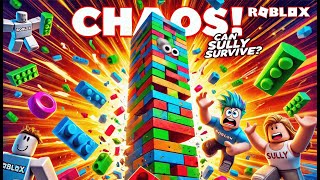 EPIC Roblox Jenga Challenge Will Sully Survive the Chaos [upl. by Geraldina]