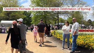 2024 Canberra Floriade Australia’s Biggest Celebration of Spring  4K 60fps HDR Walking Tour [upl. by Oalsinatse219]