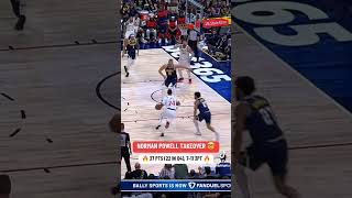 NORMAN POWELL GOES OFF VS NUGGETS 🔥🔥 nba shorts [upl. by Toomay]