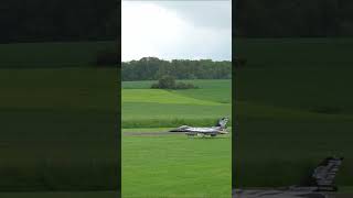 F 16 Taxiing On Grass [upl. by Silber]