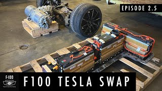 Tesla Motor Swapped Ford F100 The Game Plan [upl. by Riggins]