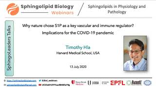 Why nature chose S1P as a key vascular and immune regulator  July 13th 2020 [upl. by Romonda]