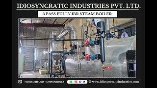 3 PASS FULLY IBR STEAM BOILER BY IDIOSYNCRATIC INDUSTRIES [upl. by Yevreh]