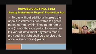 What Is the Maceda Law Or The Realty Installment Buyers Protection Act RIBPA macedalaw RA6552 [upl. by Assyram]