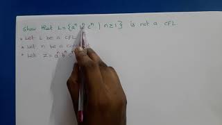 Theory of Computation Pumping Lemma for CFL with Example an bn cn [upl. by Ilsel]