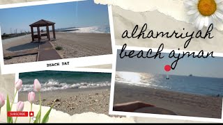 Al Hamriyah Ajman Beach 2024UAE beautiful beach walking tour afternoon Ajman Public Beach [upl. by Ursas]