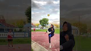 Latihan feeder pemula sepaktakraw sepaktakrawindonesia [upl. by Anik388]