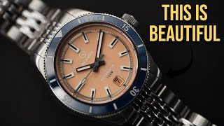 Salmon Copper Dial Perfection  Islander Port Jefferson Skin Diver Automatic Watch ISL 178 [upl. by Alfons]