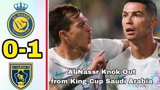 Al Nassr Vs Al Taawoun 01 Highlights King Cup Saudi Arabia 2425 [upl. by Jordison]