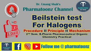 Beilstein test for Halogen II Organic Chemistry Practical [upl. by Minette858]