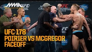 UFC 178 WeighIns Conor McGregor vs Dustin Poirier [upl. by Relluf880]