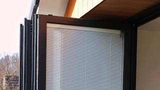 Discover Bi Fold Door Blinds Fitted Between Glass [upl. by Kalmick821]