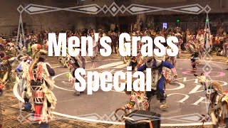 Mens Grass Special Part 4  2023 Hunting Moon Pow Wow  Powwowscom [upl. by Sirad818]