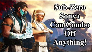 SubZeroSonya Can Combo off ANYTHING  Mortal Kombat 1 Kombos [upl. by Hukill]