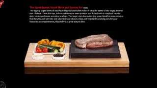 The SteakStones Steak Plate and Sauces Set [upl. by Limhaj]