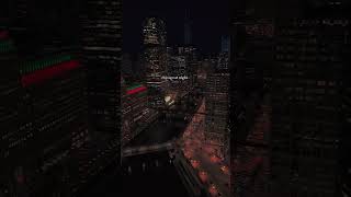 chicago at night🫶 chicago chicagotravel shortsvideo shorts [upl. by Edahs]