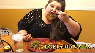 amberlynn reid MUKBANG VEGETARIAN MEAL [upl. by Adnac]